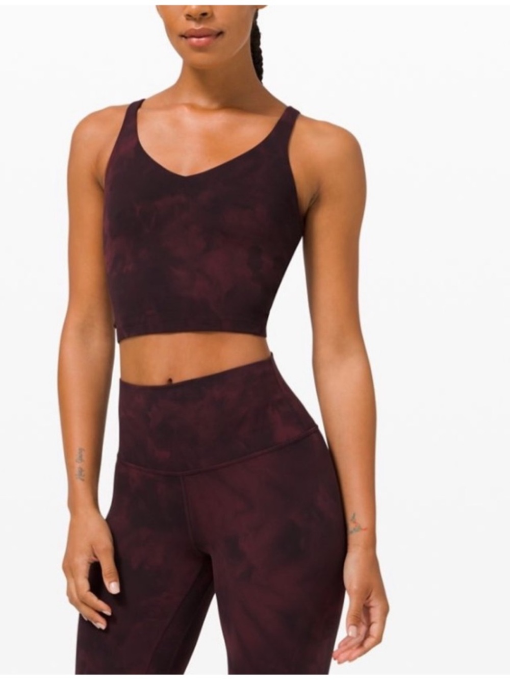 Align Tank Top - *diamond dye cassis black